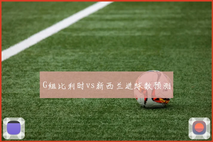 G组比利时vs新西兰进球数预测